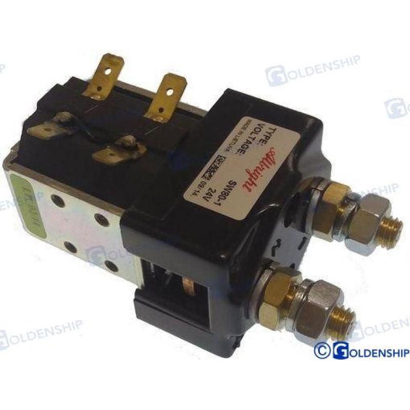 CONTACTOR SIMPLE 1P. 24V 100A