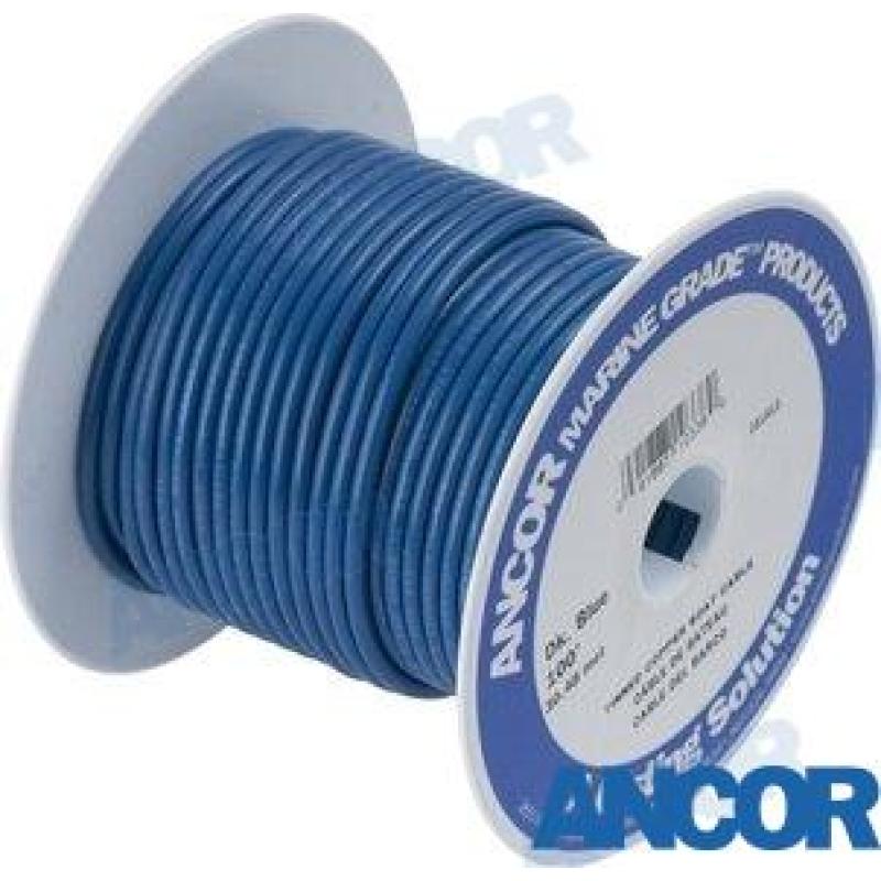 CABLE MARINO 18 AWG (0,8mm²) Azul 152 m