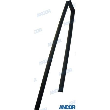 TUBO TERMORETRACTIL 19-6,4MM NEGRO