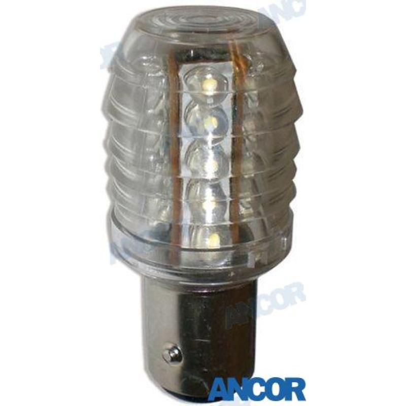 BOMBILLA LED 240º 2P.BA15S 12V-400MA