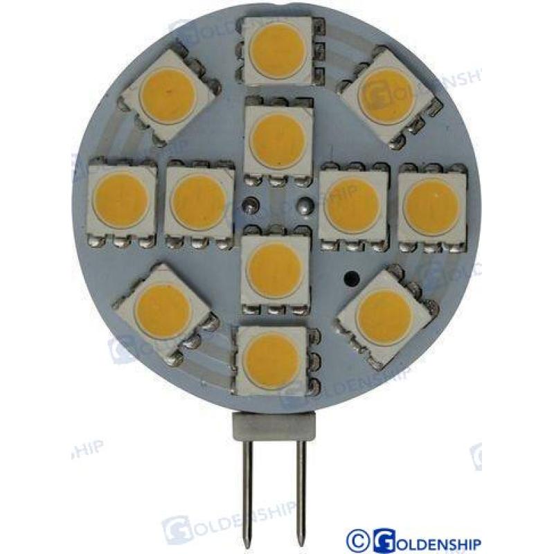 BOMBILLA G4 HORIZONTAL 12 LED 2,2W 12V