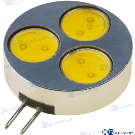 BOMBILLA G4  HORIZONTAL  3LED 4,5W 12V