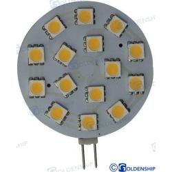 BOMBILLA G4  VERTICAL  15LED 3W 12/30V