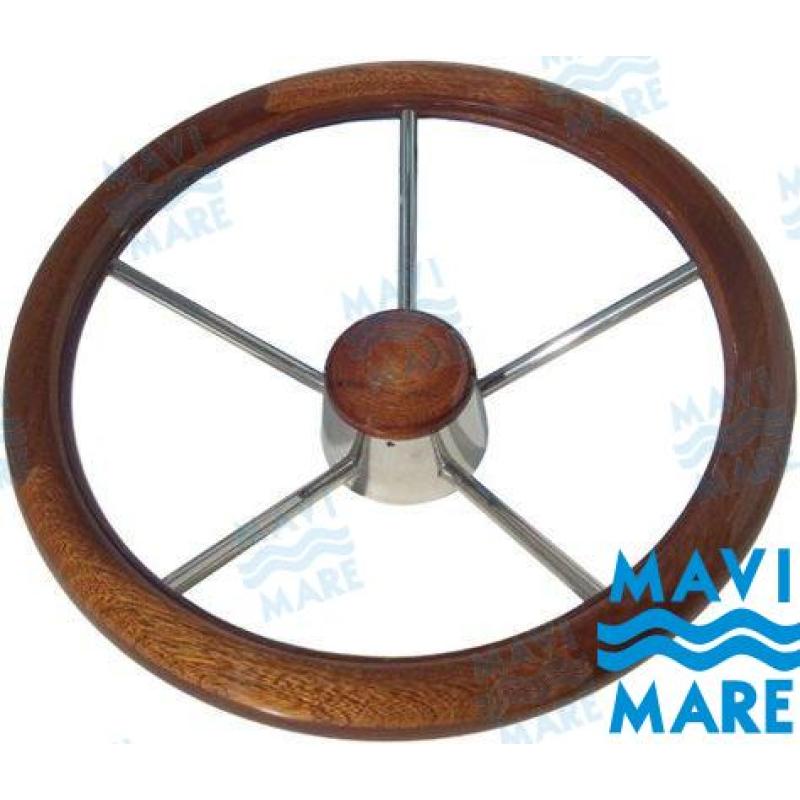 VOLANTE INOX-MADERA 350