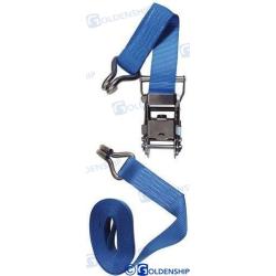 CINCHA DE AMARRE INOX 1,5"" - AZUL - 6 M