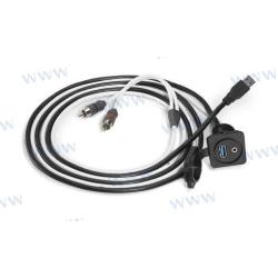 JL Audio 3.5mm Audio Jack and USB Port f