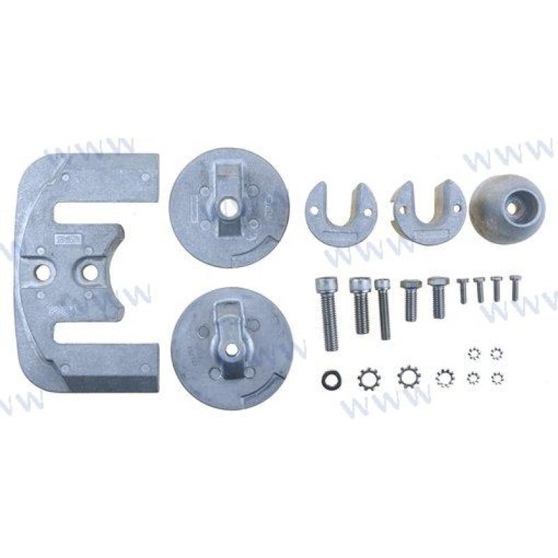 KIT ANODOS MERCURY ALUMINIO