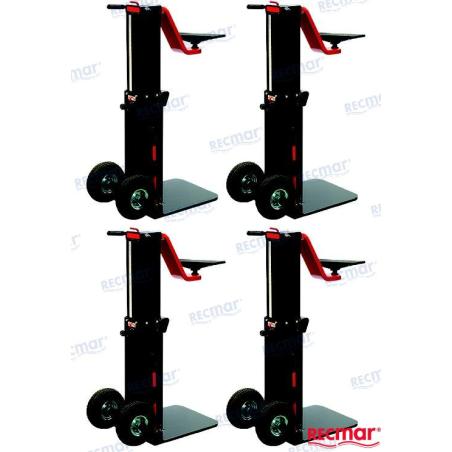 KIT 4 SOPORTES DESCARGA BARCOS