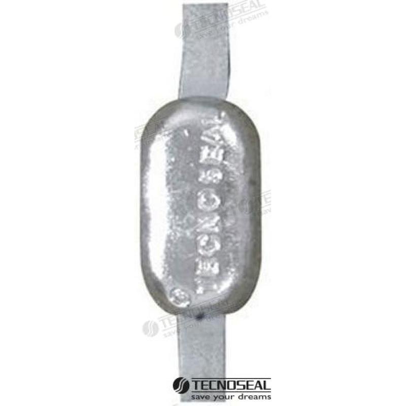 ANODO OVAL ZINC 200X25X5MM 1KG