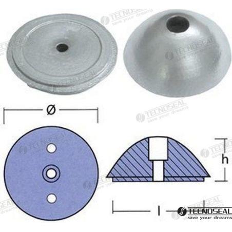 ANODO PARA VARIPROFILE Ø 68MM ZINC