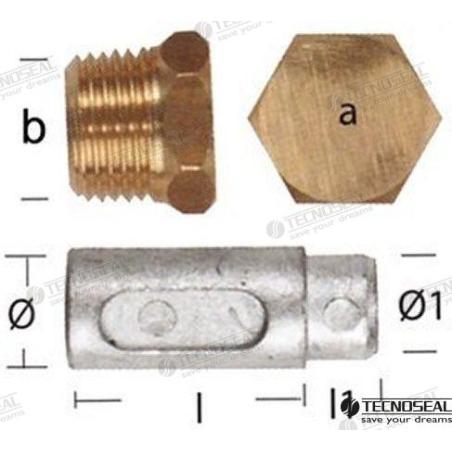 ANODO LOMBARDINI ZINC C/TAPON