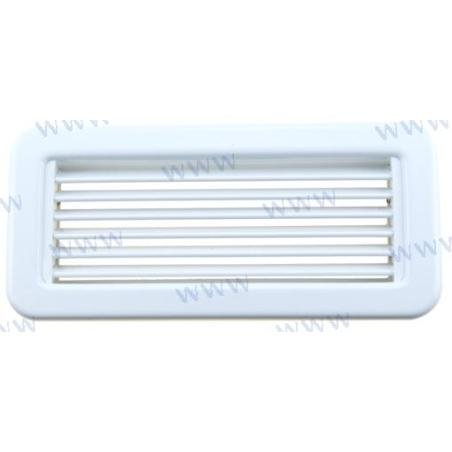 REJILLA SALIDA ABS BLANCA 10x5
